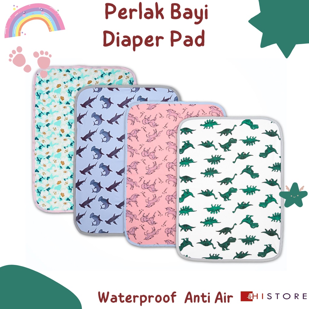 Perlak Bayi Bahan Katun dan Waterproof Diaper Pad ALAS Ompol