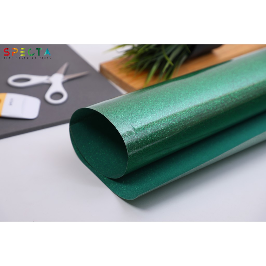 POLYFLEX GLITTER KOREA SPECTAFLEX GLITTER GT-14 HTV GRASS GREEN