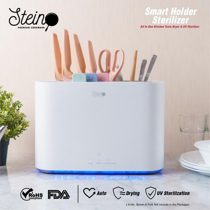 Smart Holder Stein Cookware UV Sterillizer  dan Dryer Talenan Steincookware