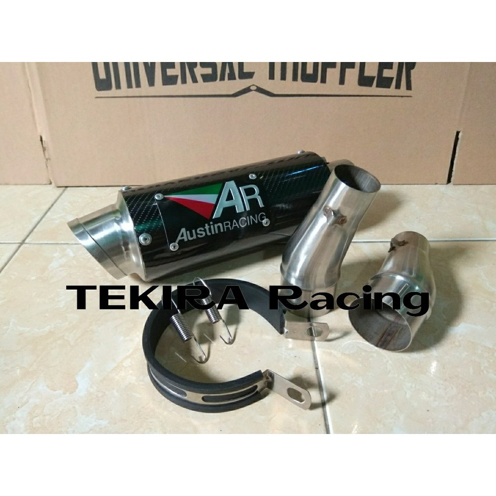 READY Knalpot Racing AR Austin Titan carbon Slip On Ninja250fi Ninja 2
