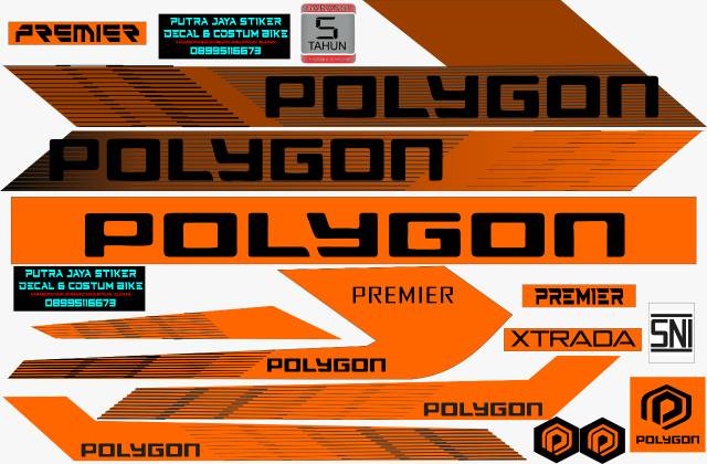 Paling Inspiratif Stiker Polygon Monarch 5