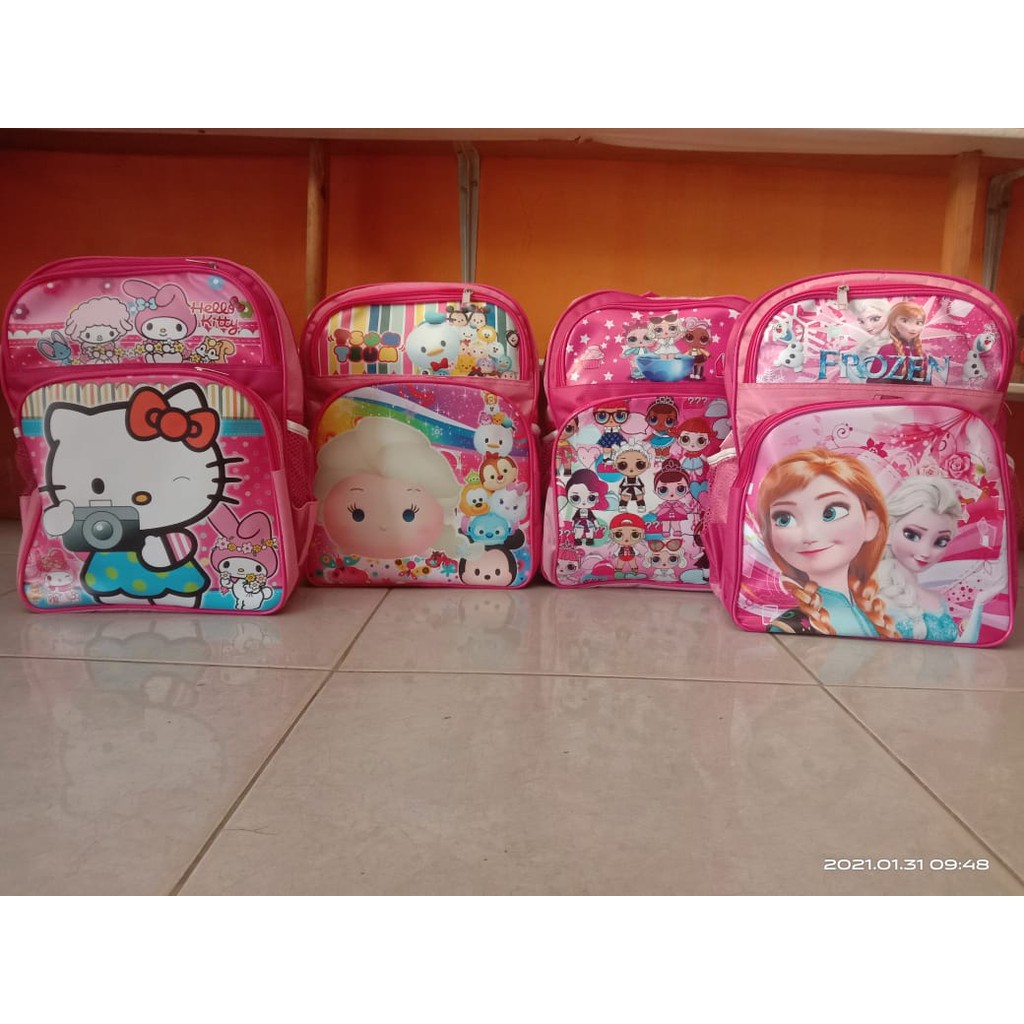 Tas Ransel Anak TK PAUD / Tas Anak Perempuan / Tas Karakter Lucu