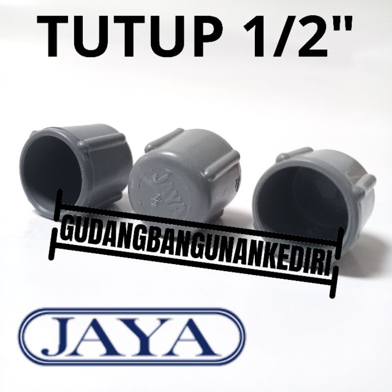 Tutup 1/2&quot; JAYA dop 1/2&quot; tutup 1/2 inch