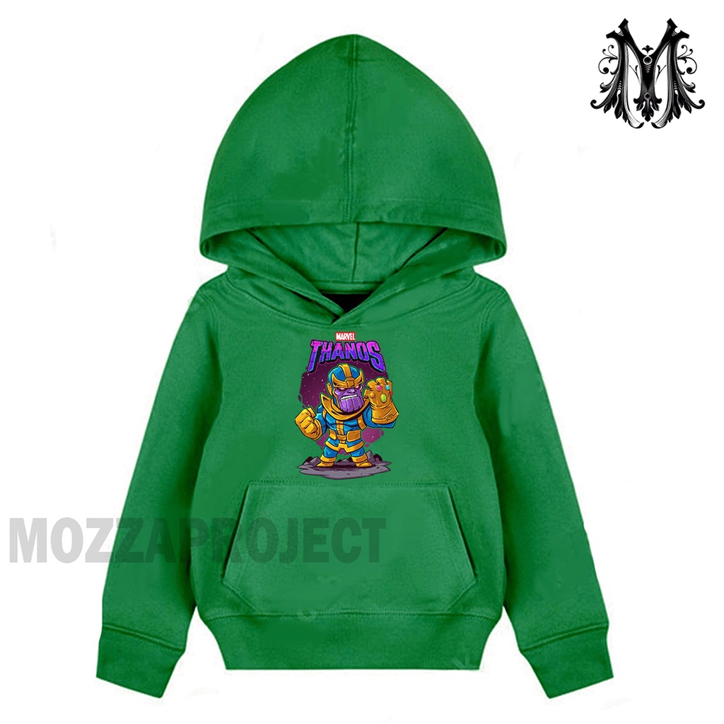 Sweater Hoodie Anak Laki Laki dan Perempuan Thanos Avengers Hoodie Anak Thanos Avengers