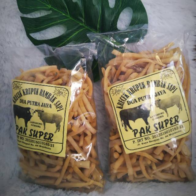 

Krecek rambak sapi (kerupuk kulit sapi)