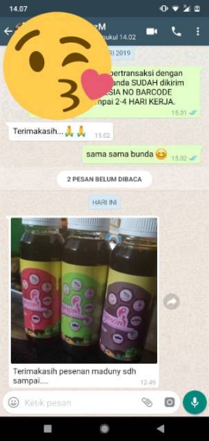 Honeymom Madu Nutrisi Ibu Hamil ,Vitamin Ibu Hamil 250 ml