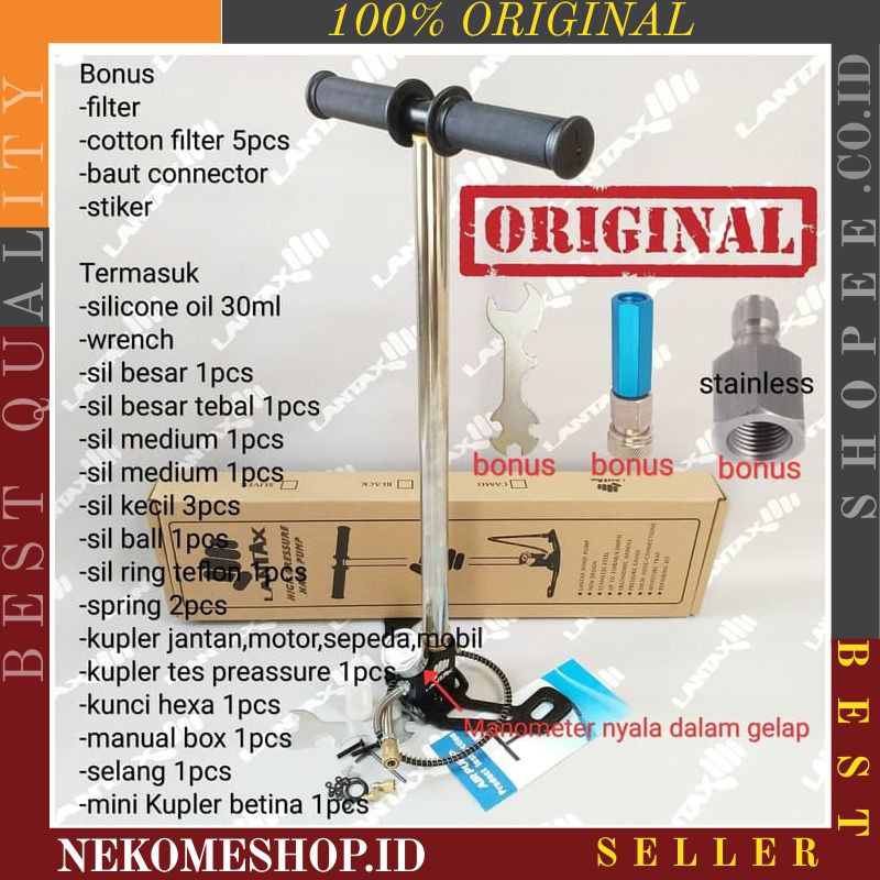 POMPA PUMP KOMPA PCP HIL BULL GX BARRACUDA POMPA SENAPAN ANGIN PAINTBAL ORIGINAL IMPOR IMPORT LTX013