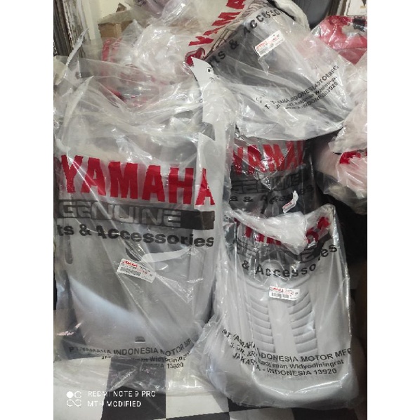 Dek paruh kolong mio sporty smile silver original