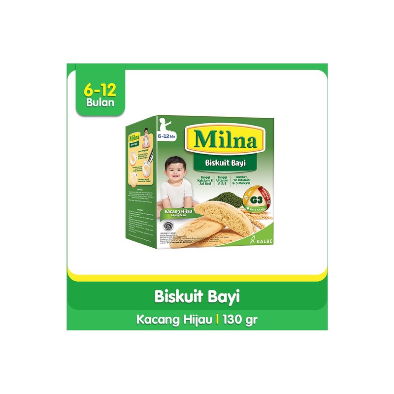 MILNA BISKUIT KACANG HIJAU 130g