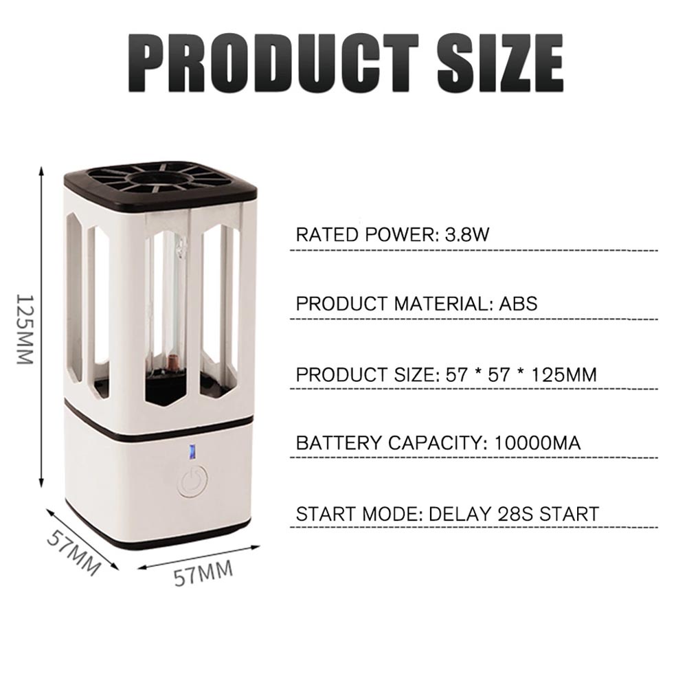 UV Portable Disinfection Lamp - Mensterilkan Ruangan, bisa untuk Mobil, HP Dan bisa untuk Permukaan Lainnya
