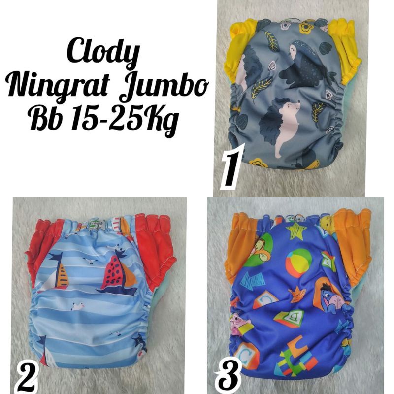 clody ningrat jumbo clody bayi popok bayi popok cuci ulang popok kain