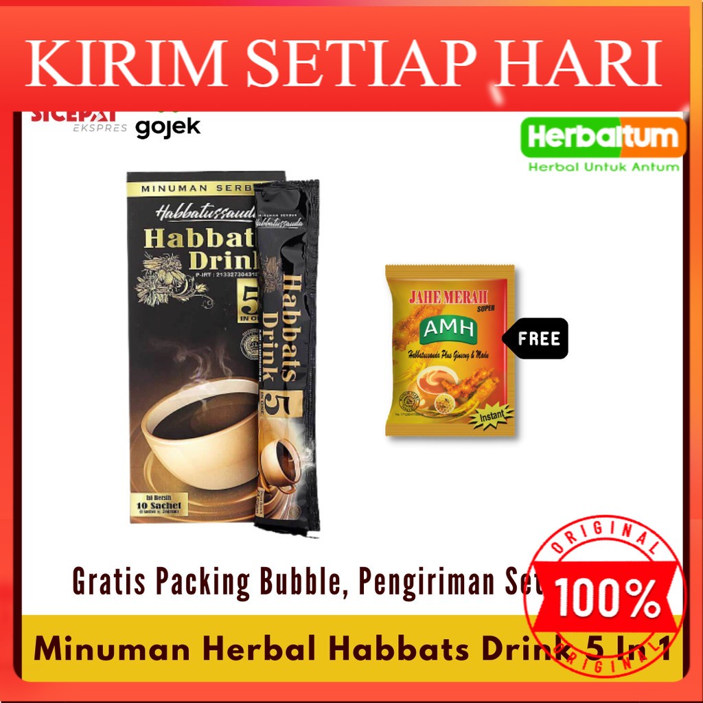 

Minuman Habbatussauda Plus Gula Aren | Habbatussauda Cafe 5 in 1