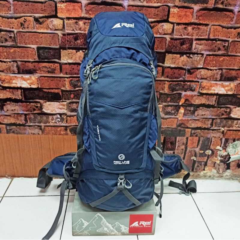 Tas Carrier Rei Caldera 60L + Raincover