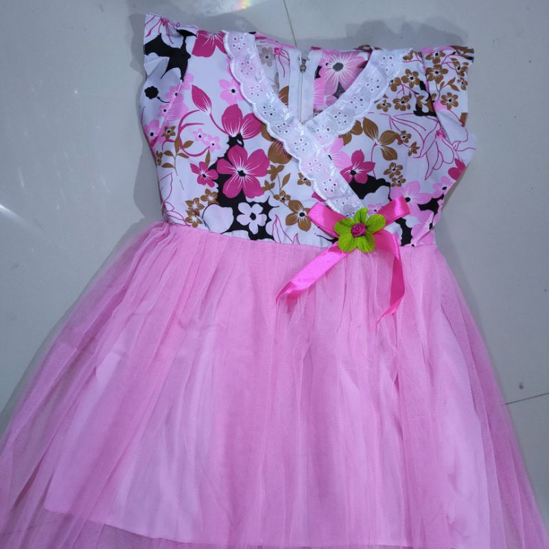 Dress kimono anak 1 2 3 4 tahun gaun anak cewek perempuan ( dress KIMONO TG)