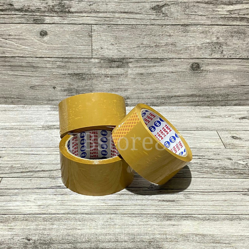 

Lakban Coklat TRI Tape 55 Yard