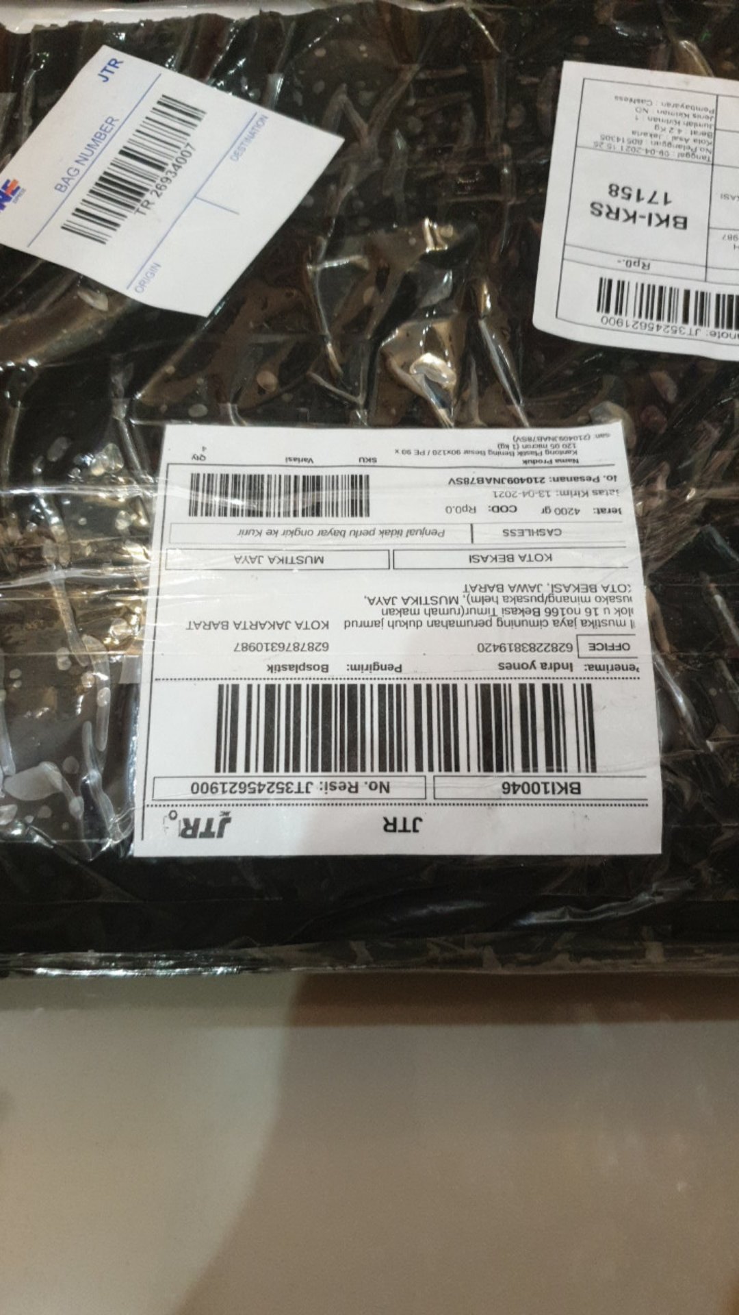 Kantong Plastik Bening Besar 90x120 / Pe 90 X 120 05 Micron (1 Kg)