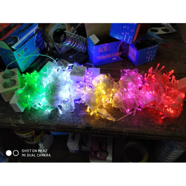 lampuhias tumbler led tumblr 1 warna 8 meterdenhan sambungan lampunatak