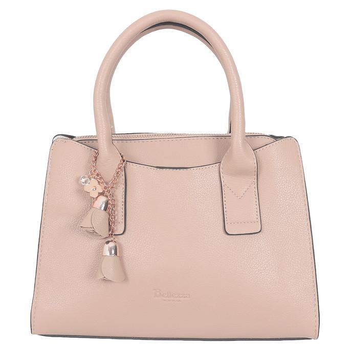Ready stock tas handbag wanita korean❥ Bellezza Handbag MS85674 - Beige TasHandBagMurah