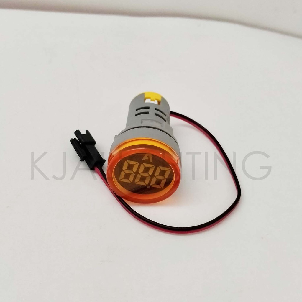 AMPERE METER DIGITAL MODEL PILOT LAMP 22MM BULAT