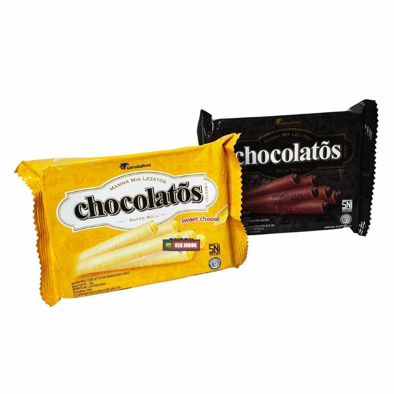 

[PCS] Chocolatos Ekonomis Wafer Roll Coklat Keju