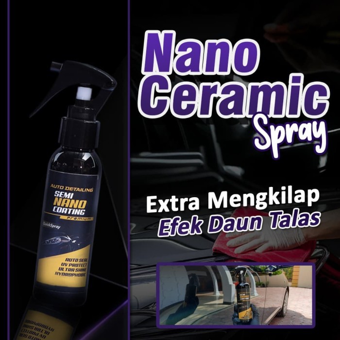 Extra Mengkilap  Semi Nano Ceramic Coating - Nano Coating - Pengkilap Body Motor