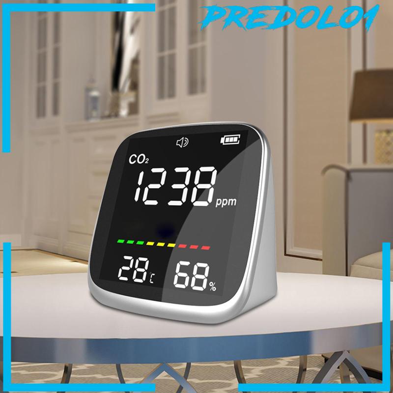 (Predolo1) Co2 Termometer Detektor Ambient Co2 Portable Untuk Ruang Kelas