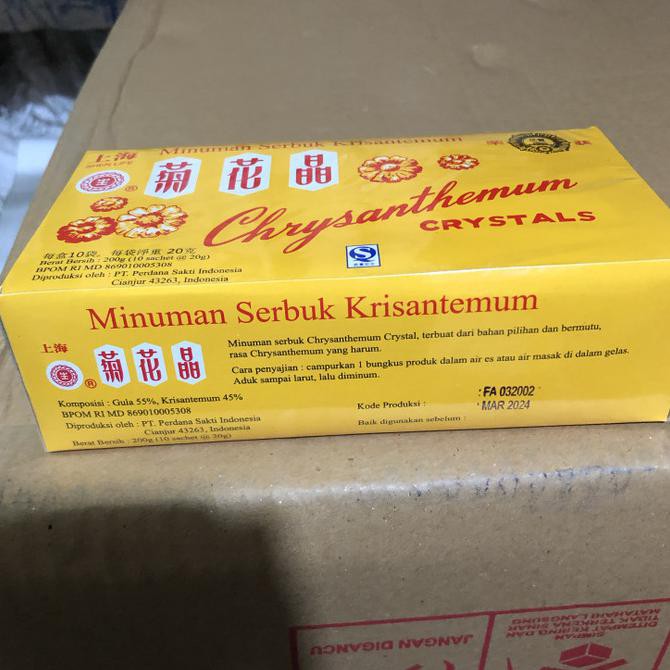 

Teh-Bubuk- chrysanthemum crystals tea -Dijamin-Halal.