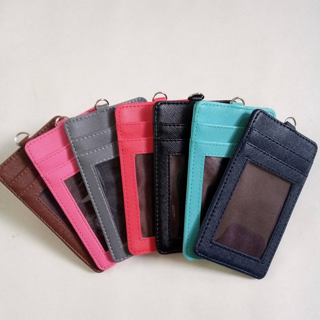 

Card holder 4 sisi / Name Tag 4 Kartu / Name Tag dengan Tali