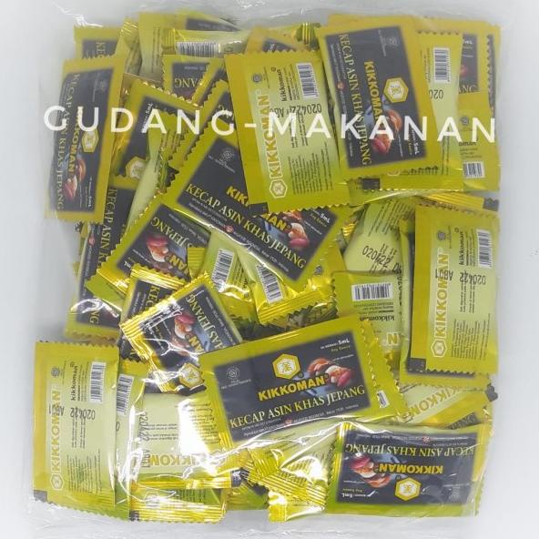 

KIKKOMAN SACHET KECAP ASIN KHAS JEPANG 5ML (ISI 100PCS)