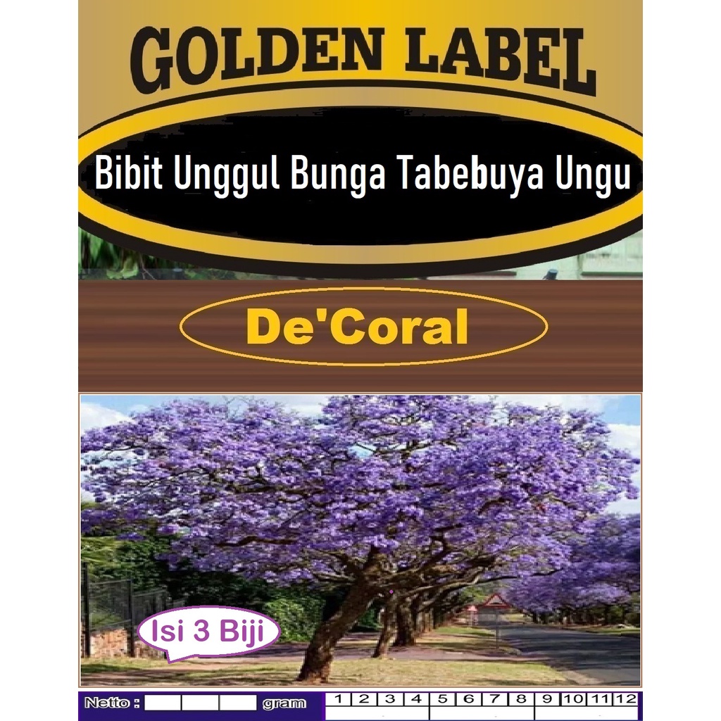 Bibit Unggul Bunga Tabebuya Ungu | Benih Sakura Ungu | Bibit Tabebuya|Pohon Tabebuya Ungu