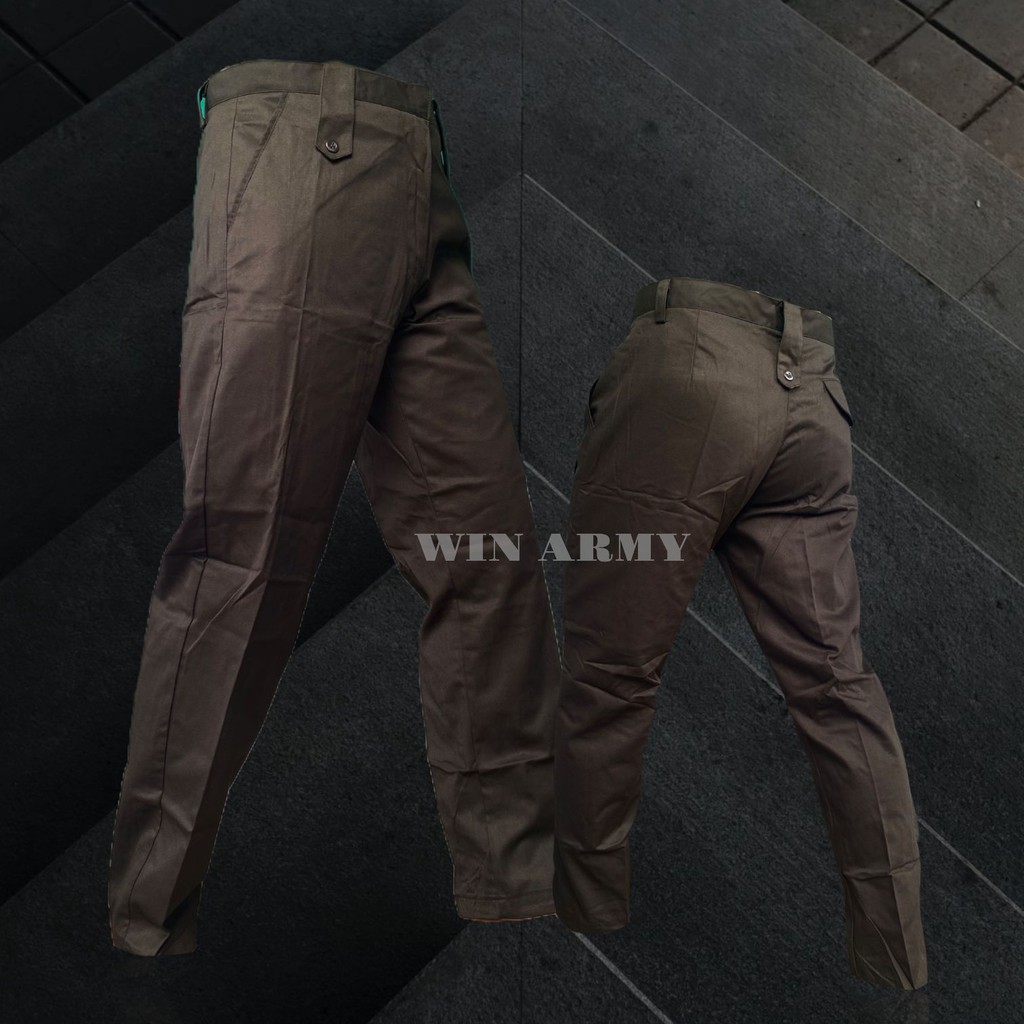 Celana PDH Warna Coklat Hitam Navy - Celana Lapangan Pramuka - Celana PDL Security - Satpam