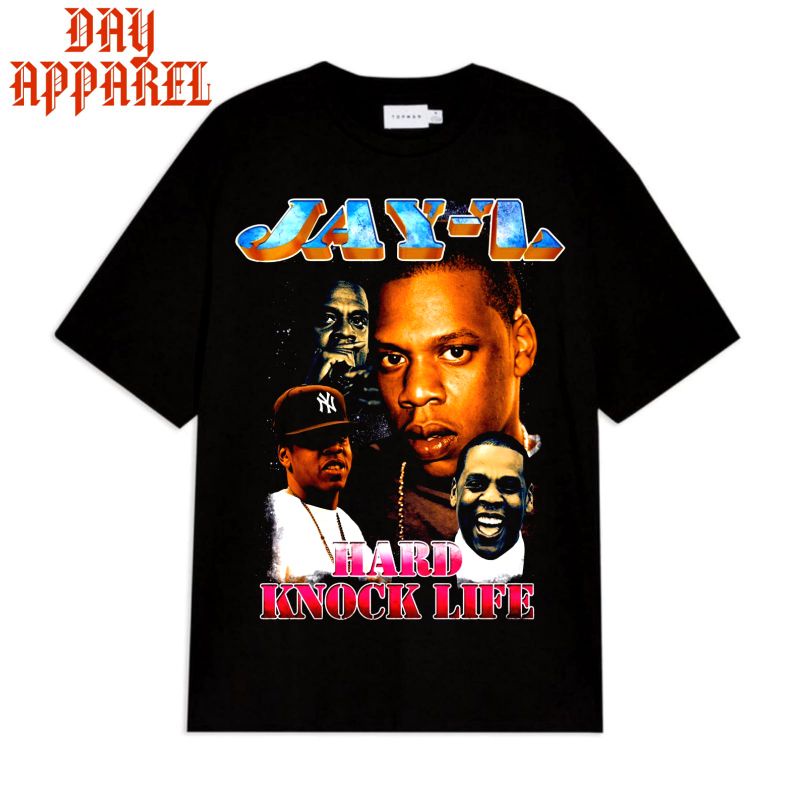 KAOS BAJU JAY- Z RAP TEE / Baju RAPPER METAL / TSHIRT PRIA WANITA / HITAM