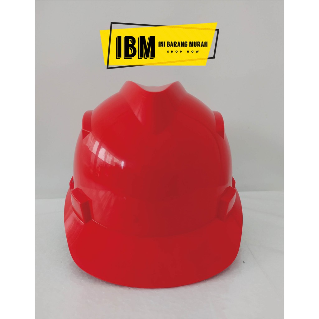 PROMO HELM PROYEK  MERAH/ TOPI PROYEK DALAMAN PUTAR/ SAFETY HELMET