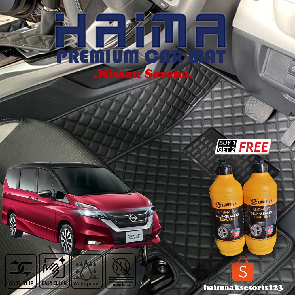 Haima Karpet Mobil Nissan Serena C27Full Bagasi