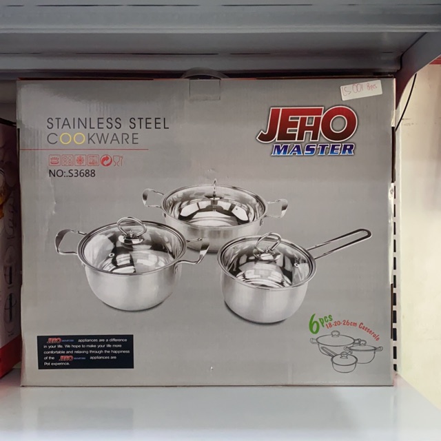 Jeho master cookware stainless