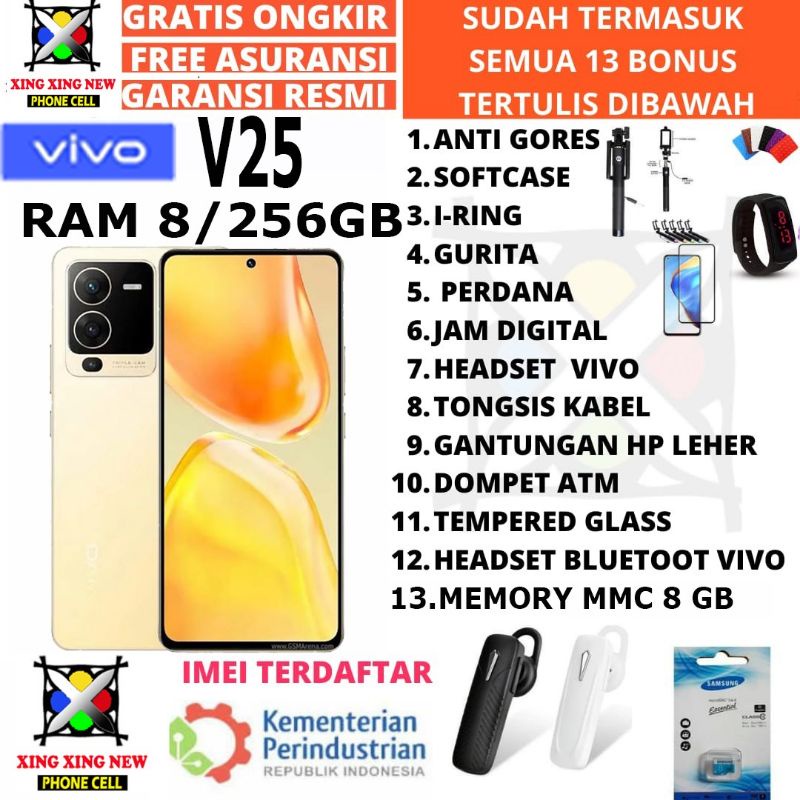VIVO V25 PRO 8/256 RAM 8GB ROM 256GB GARANSI RESMI 1 TAHUN