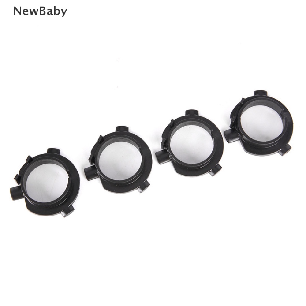 Newbaby 2Pcs Adapter Soket Lampu Depan LED H7 Untuk Mobil