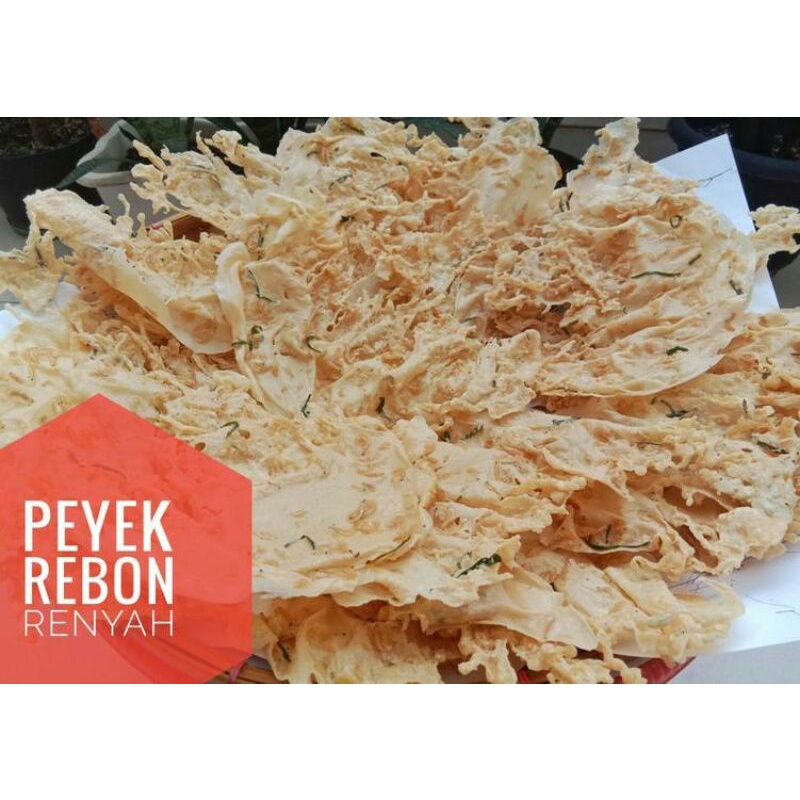 

peyek rebon gutih renyah cocok untuk camilan dan teman makan nasi