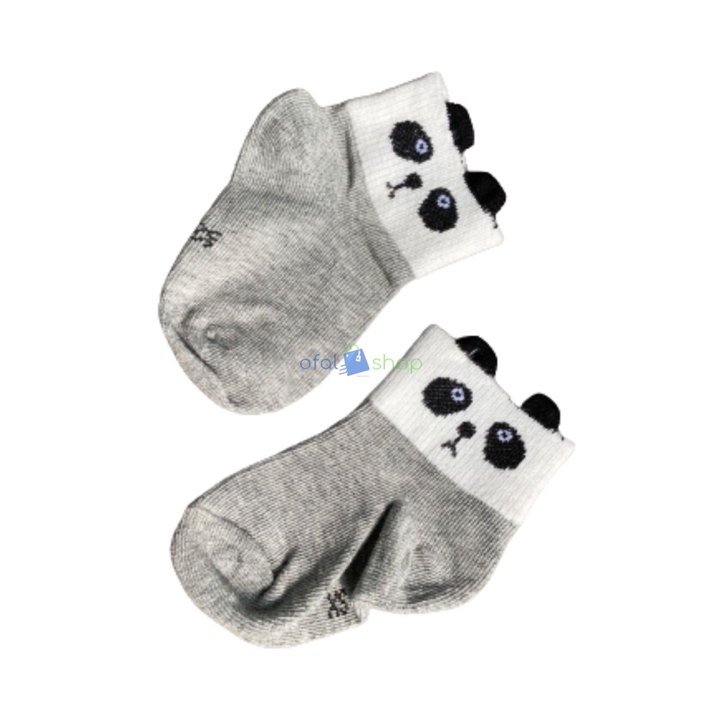 3 pasang kaos kaki anak bayi || kaos kaki anak bayi motif lucu CUTE ANIMAL 3D