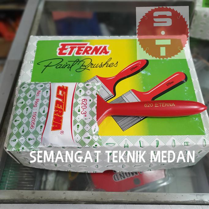 

Discount 620 Kuas Cat Paint Brush 75 Mm 3" 3 " Inch Kuas Eterna 620 Smtt1 Buru Order