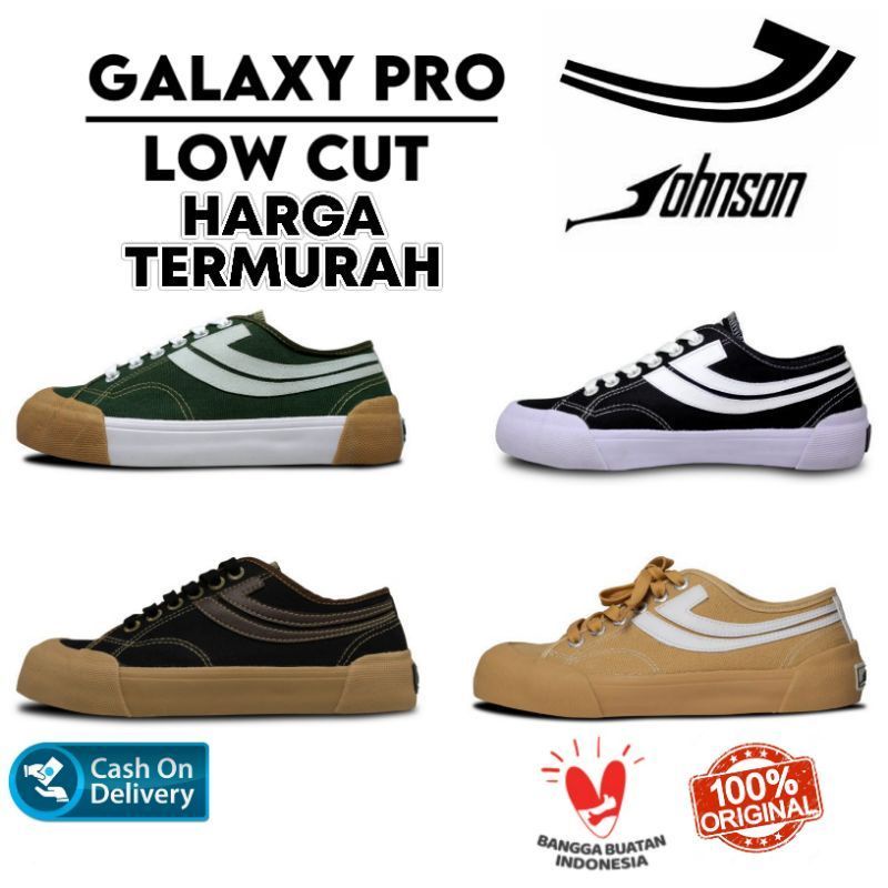 SEPATU JOHNSON PRO GALAXY LOW CUT - JHONSON LOW CUT - JONSON - ORIGINAL 100%