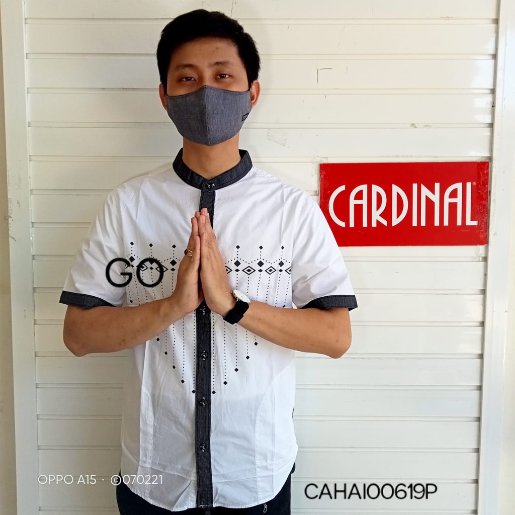 BB CARDINAL KA KEMEJA KOKO PRIA LENGAN PENDEK FORMAL Baju Cowok 100% Original