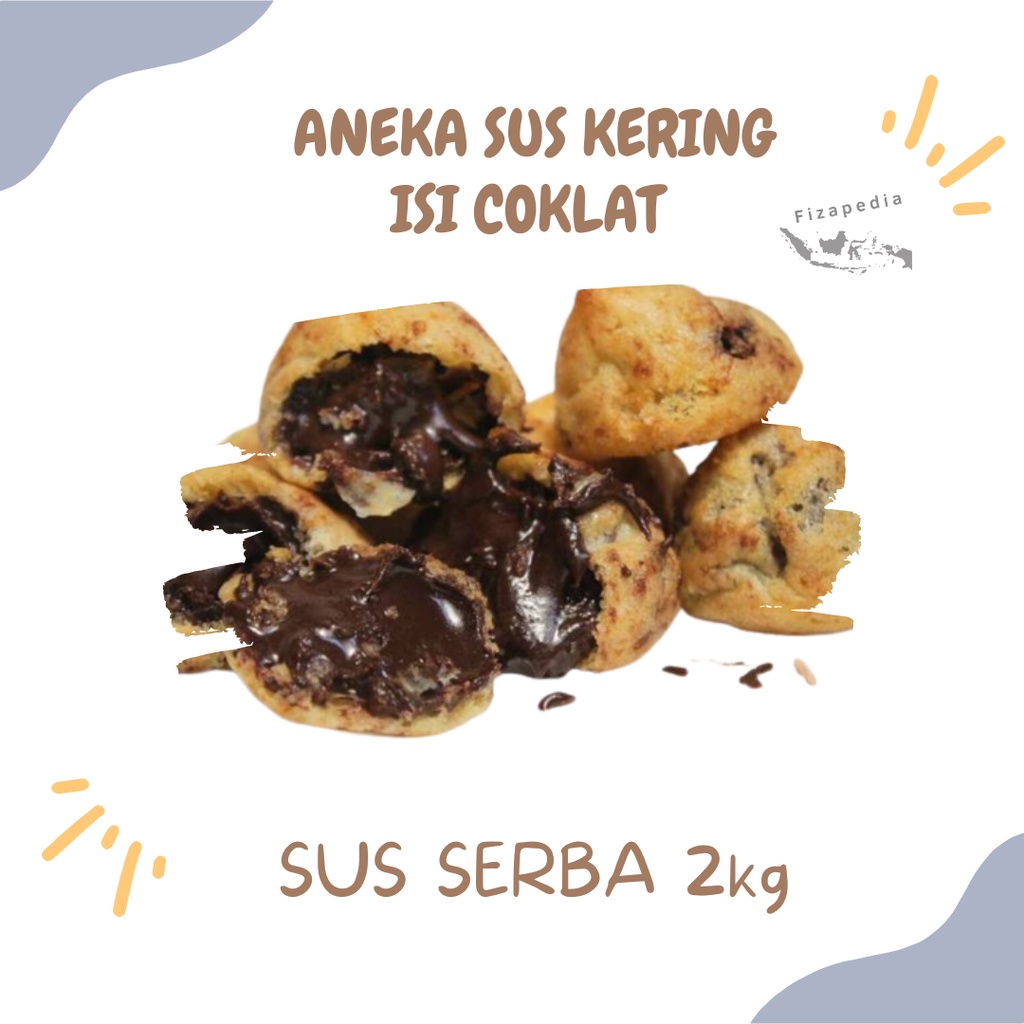 

Kue Sus Kering Isi Coklat 2kg Murah