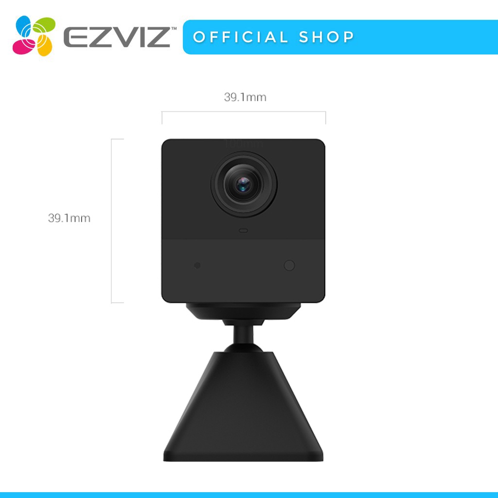 EZVIZ BC2 1080P Bundle MicroSD 128GB - Mini-Sized Wi-fi Two-Way Talk Smart Home Battery Camera