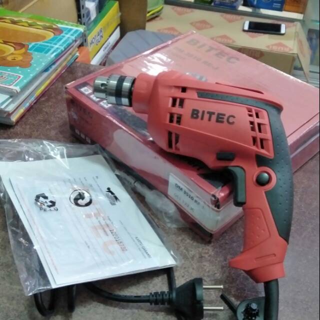 Mesin bor tangan 10mm BITEC DM3510RE / DM 3510 RE - J