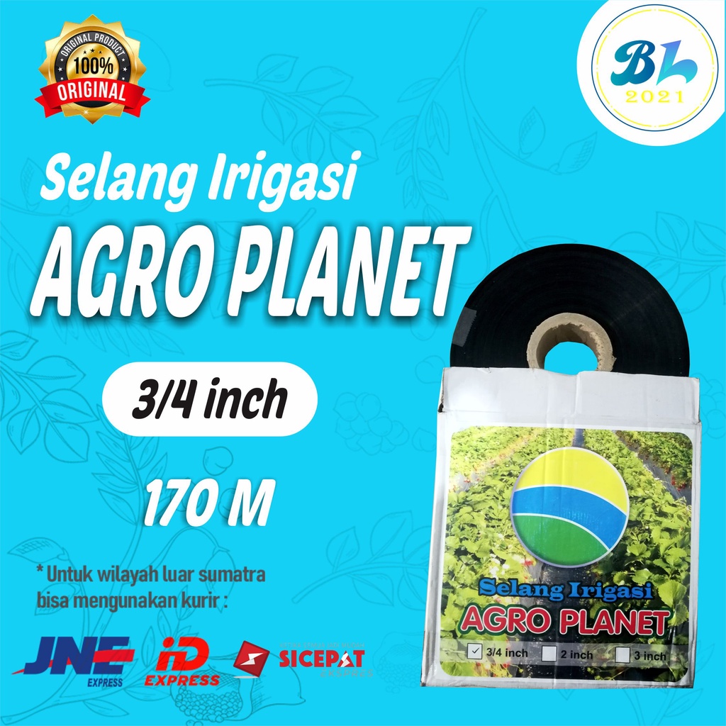 Selang Drip / Selang Irigasi  3/4" - Cap Agro Planet untuk pertanian
