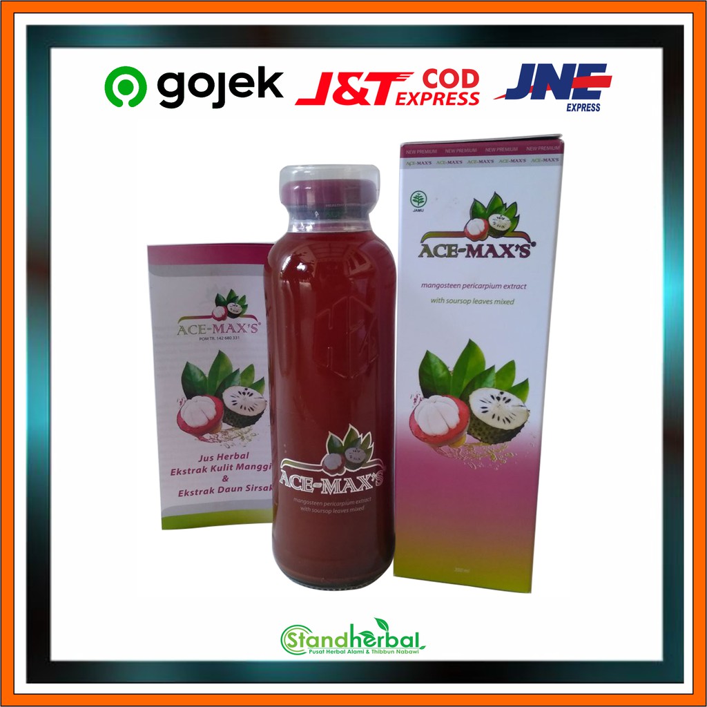 

Ace Max's Jus Jus Kesehatan Kulit Manggis dan Daun Sirsak