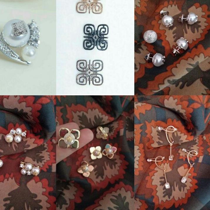 Terbaru.. safetypin brooch bros stamp pin restu anggraini vanillahijab brosvanillahijab esafetypin t