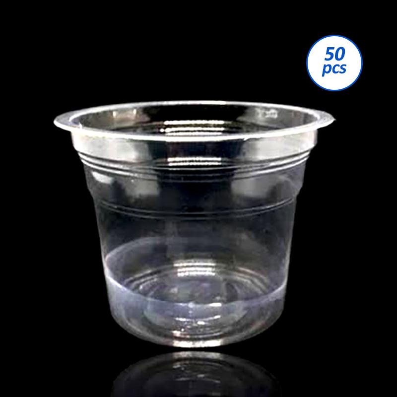 Gelas Plastik  bening / gelas plastik  benning [10 OZ/ 50 pcs]
