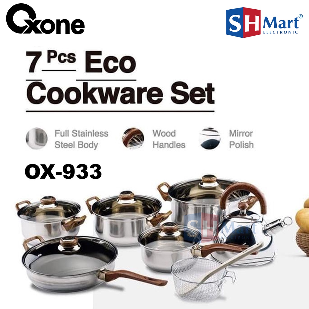 OXONE PANCI SET STAINLESS STEEL ECO COOKWARE OX-933 OX933 ORIGINAL OXONE (MEDAN)